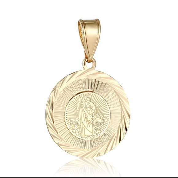 Jewelry - 18k Gold Plated St .Jude Pendant Necklace